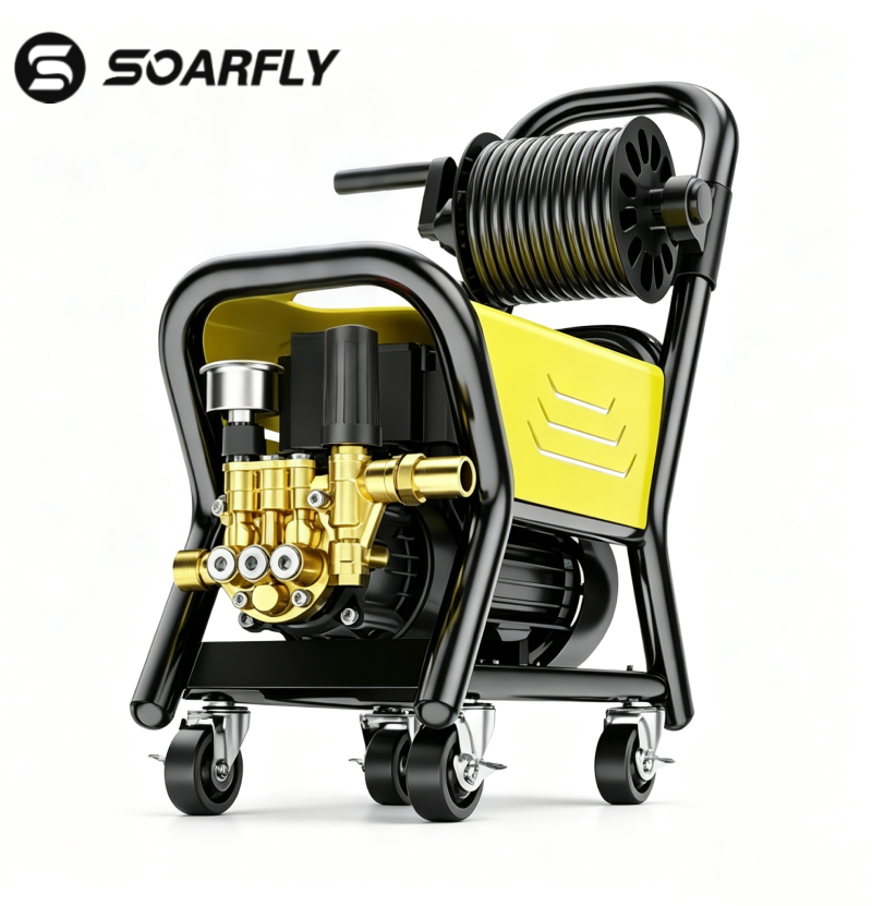 Máquina lavadora de carros SOARFLY de alta pressão com jato d'água de 5200 W, pulverizador