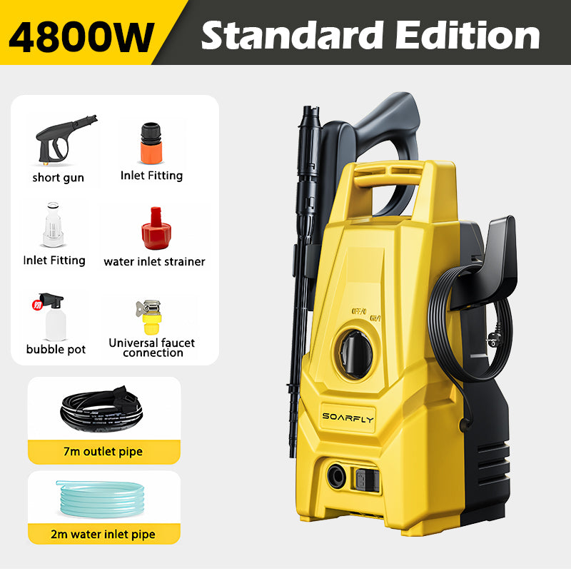 SOARFLY 4800W Water Jet High Pressure Washer Long Gun + 7m Pipe 5 Years Warranty